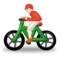 Person Biking emoji on Samsung